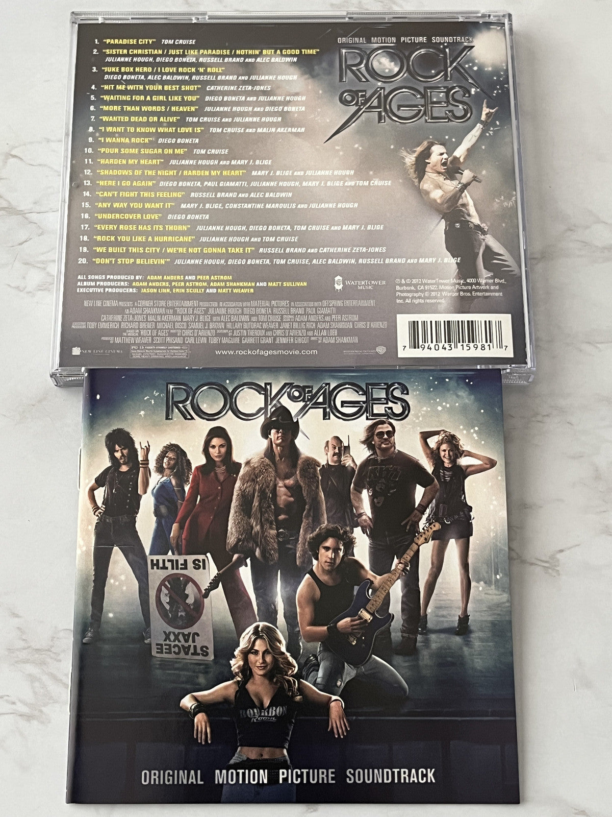 Rock Of Ages Original Motion Picture Soundtrack (2012) [ORIGINAL USA PRESS]