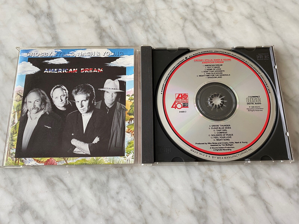 Crosby, Stills, Nash & Young – American Dream (1988) [ORIGINAL USA PRESS]