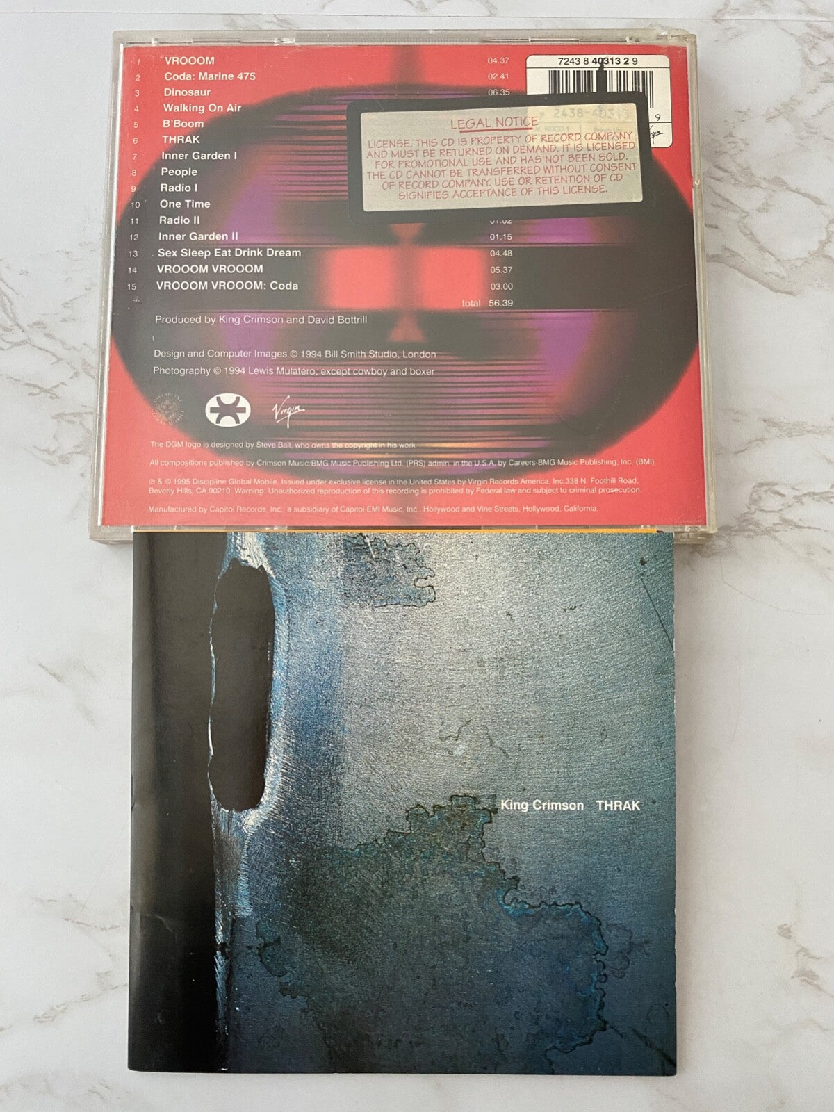 King Crimson – Thrak (Promo) (1995) [ORIGINAL USA PRESS]