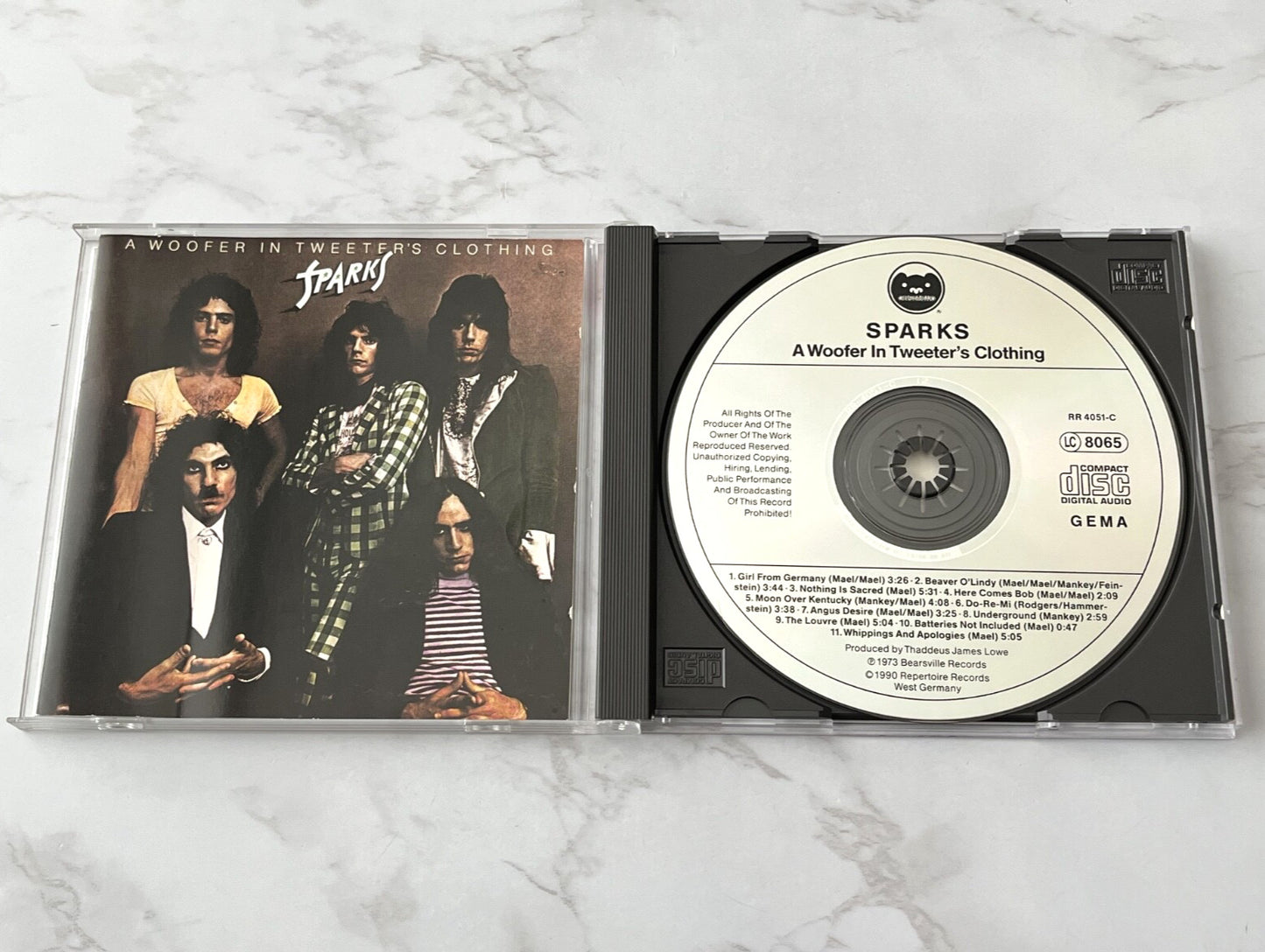 Sparks – A Woofer In Tweeter's Clothing (1990) [W GERMANY TARGET ERA]