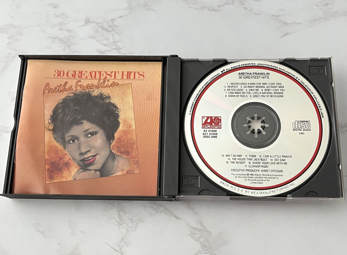 Aretha Franklin – 30 Greatest Hits (1986) [ORIGINAL USA PRESS]