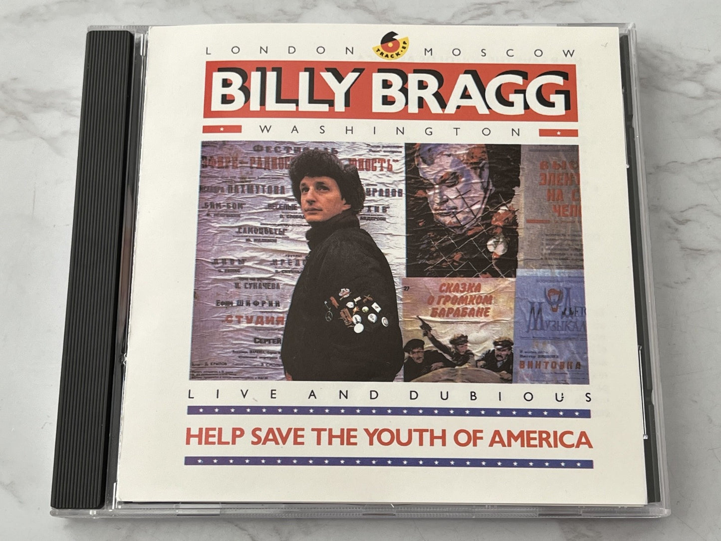 Billy Bragg – Help Save The Youth Of America (EP) (1988) [ORIGINAL USA PRESS]