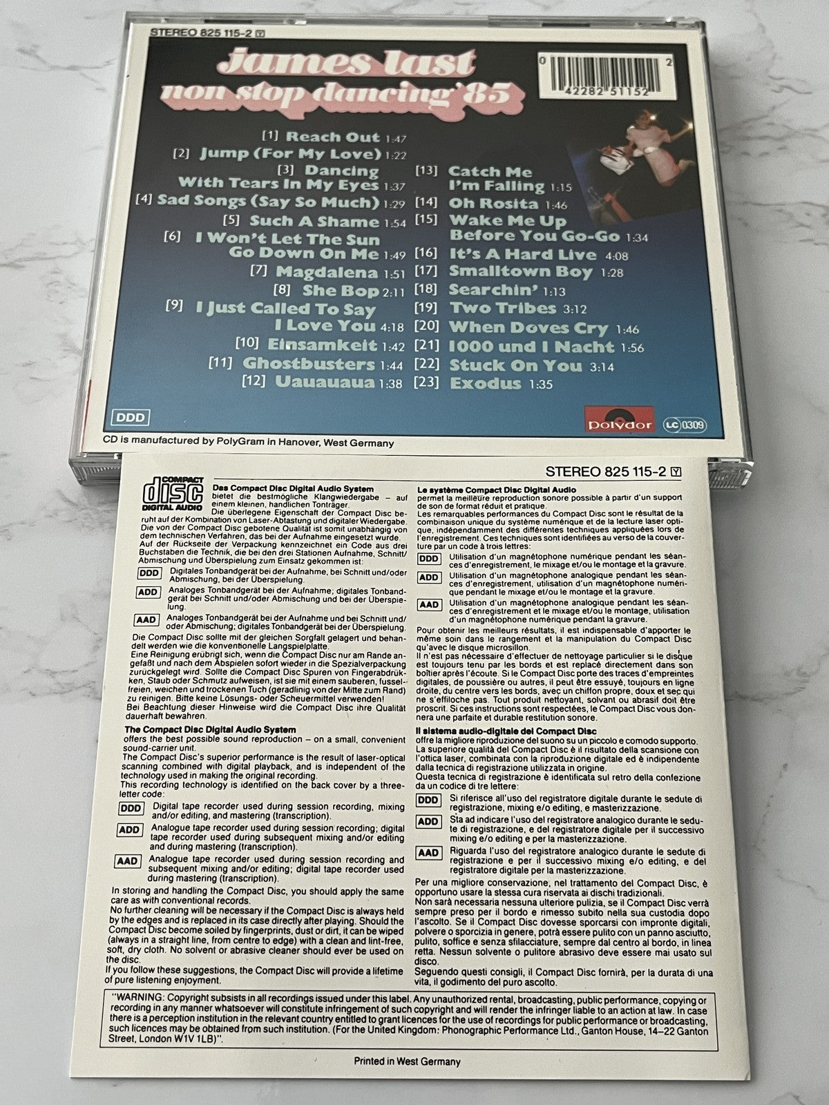 James Last – Non Stop Dancing '85 [W GERMANY TARGET ERA]