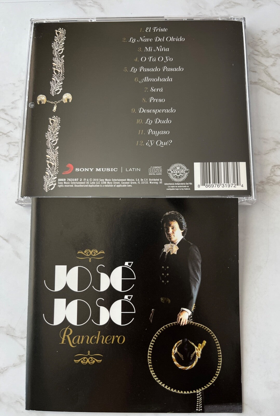 Jose Jose – Ranchero (2010) [ORIGINAL USA PRESS]