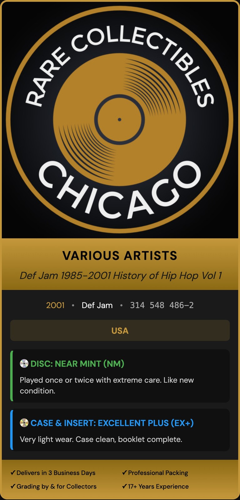 The History of Hip Hop Vol 1 (2001)