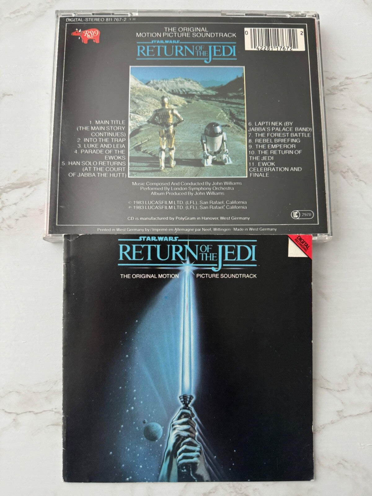 John Williams – Star Wars Return Of The Jedi Soundtrack (1983) [W GERMANY TARGET ERA]