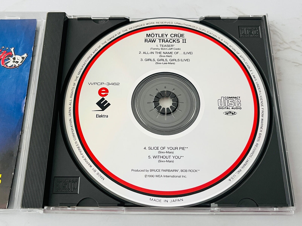 Motley Crue – Raw Tracks II (OBI) (1990) [JAPAN TARGET ERA]