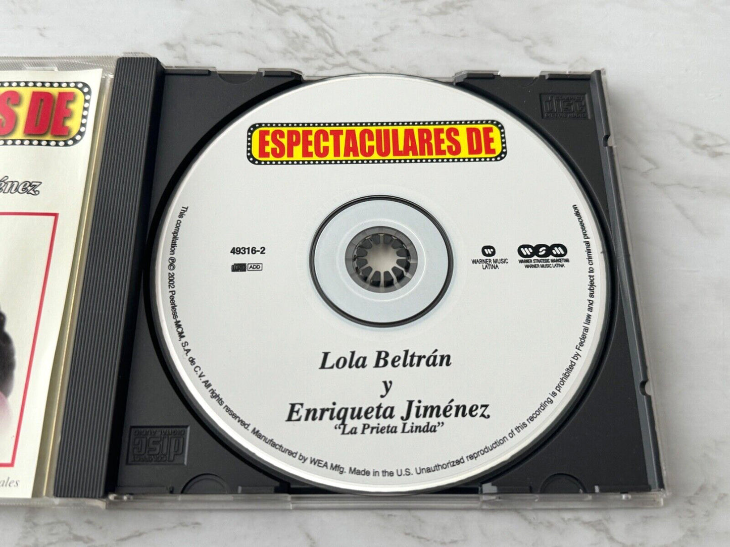Lola Beltran, Enriqueta Jimenez – Espectaculares De Lola Beltran Y Enriqueta Jimenez (2002)
