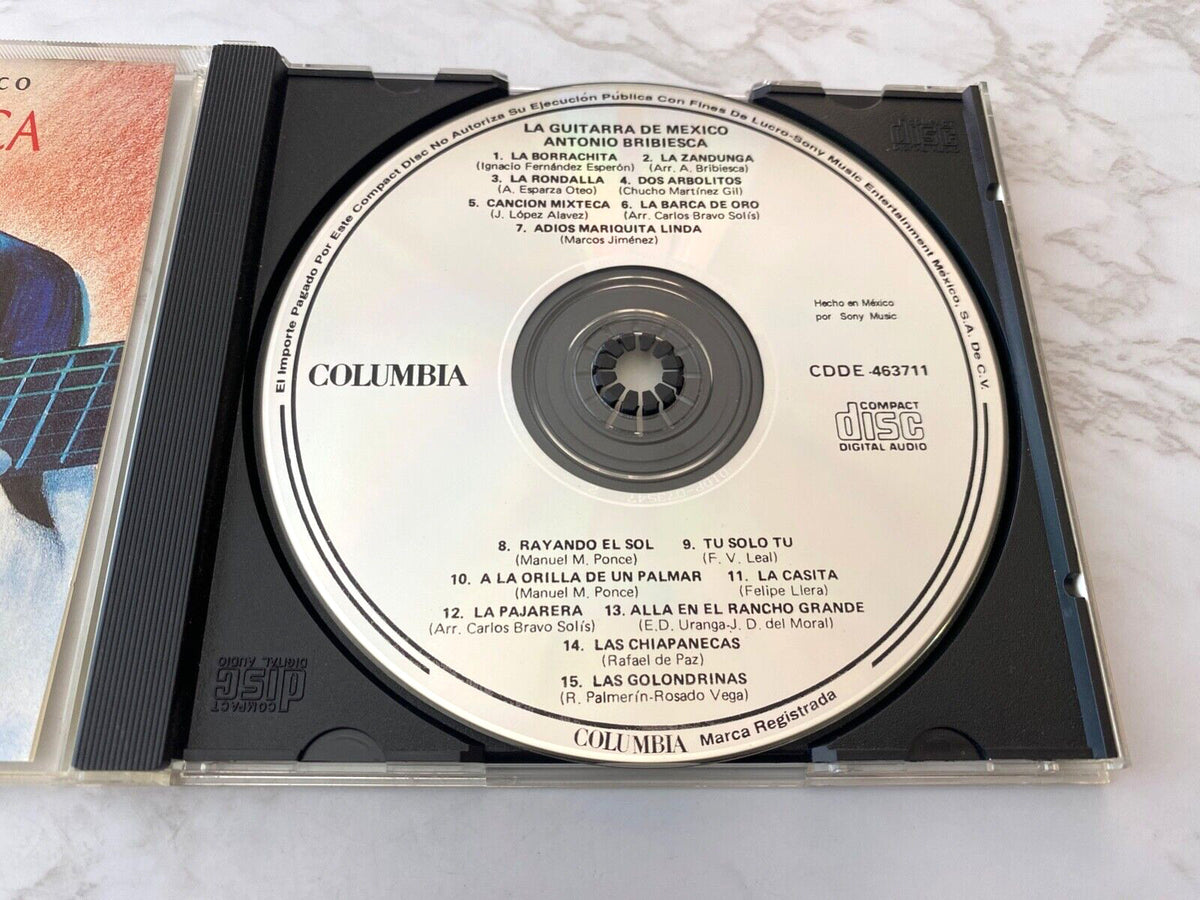 Antonio Bribiesca – La Guitarra De Mexico (1991) [ORIGINAL MEXICO PRESS]