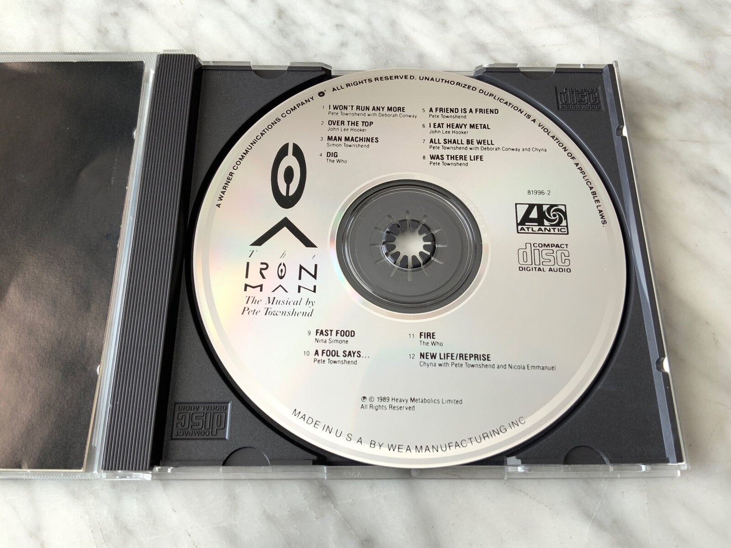 Pete Townshend – The Iron Man (1989) [ORIGINAL USA PRESS]