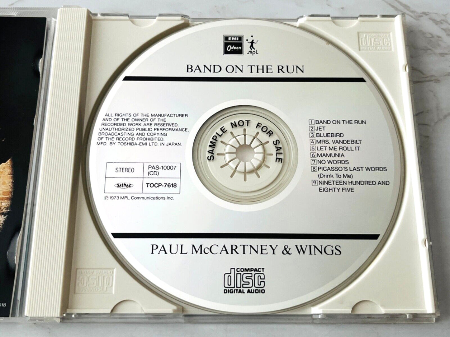 Paul McCartney, Wings – & Wings Band On The Run (Promo, OBI) (1993)