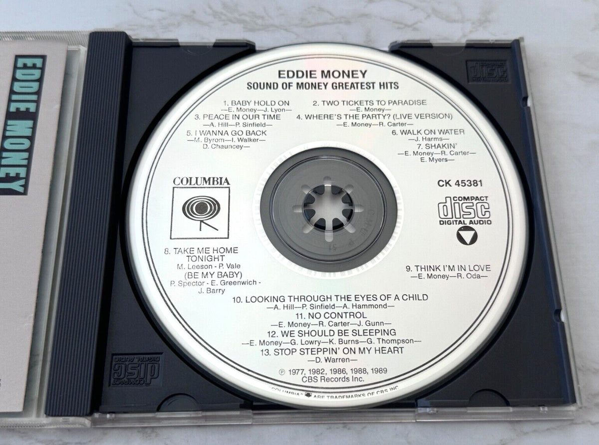 Eddie Money – Greatest Hits Sound Of Money (1989) [ORIGINAL USA PRESS]