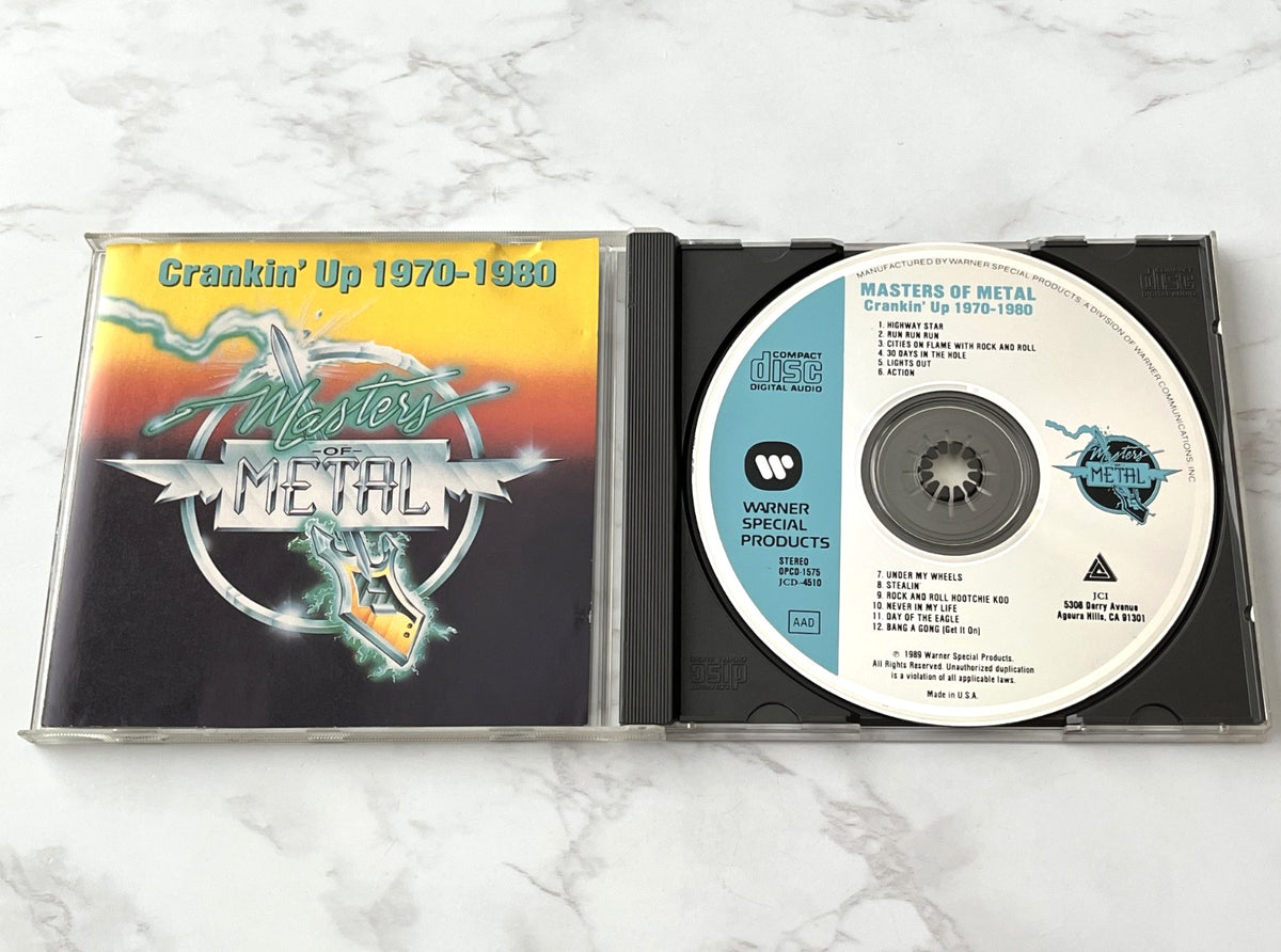 Alice Cooper, T. Rex, UFO, Uriah Heep, Various – Masters Of Metal Crankin' Up 1970-1980 (1989)