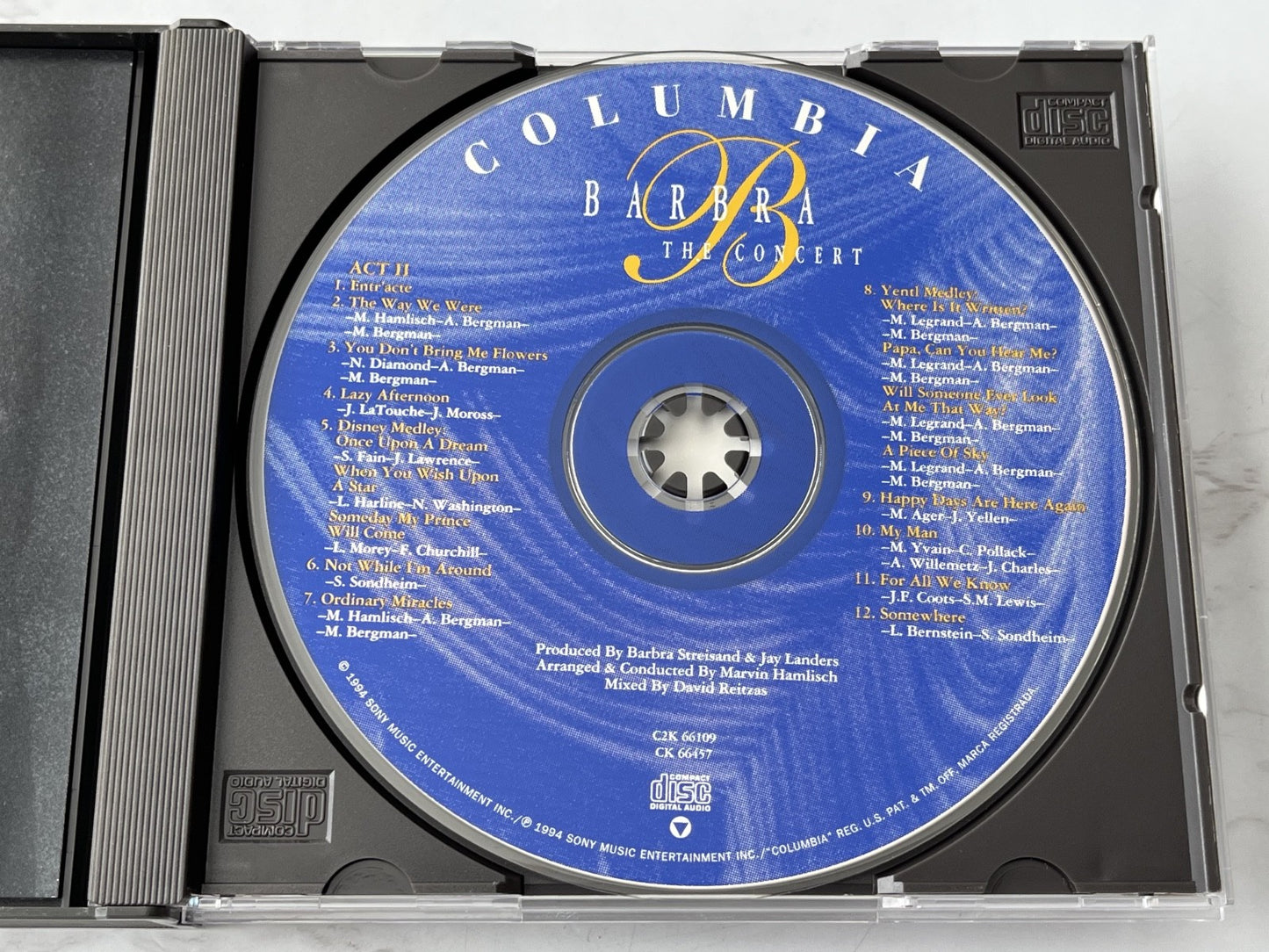 Barbra Streisand – The Concert (1994) [ORIGINAL USA PRESS]