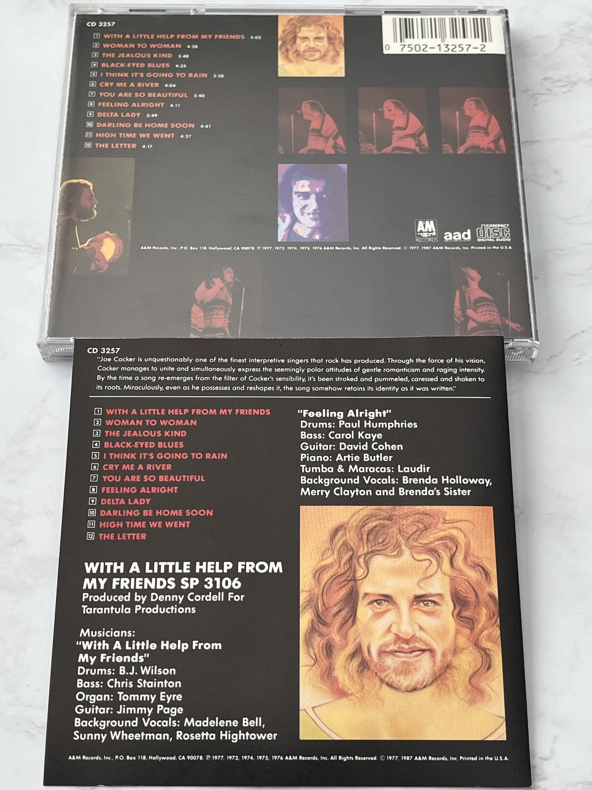 Joe Cocker – Joe Cockers Greatest Hits (1987) [ORIGINAL USA PRESS]