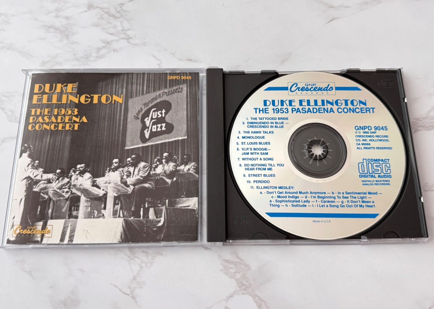Duke Ellington – The 1953 Pasadena Concert (1988) [ORIGINAL USA PRESS]