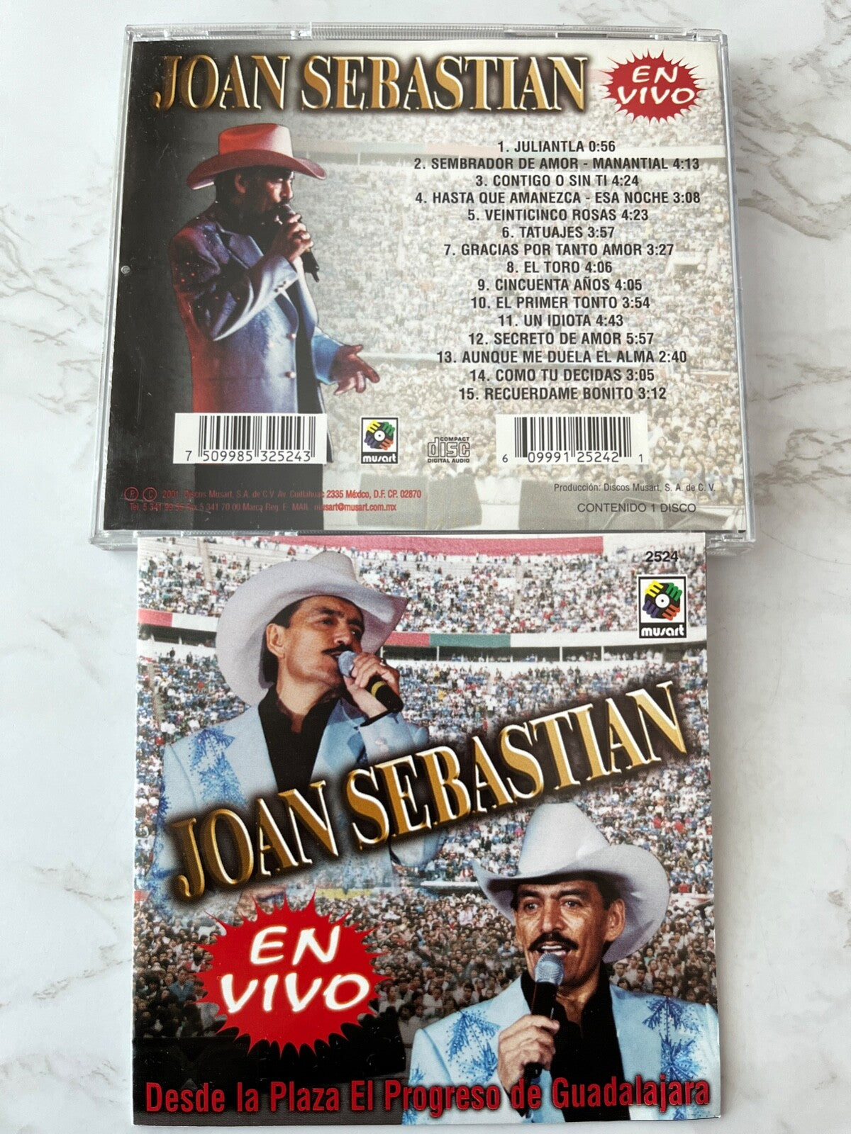 Joan Sebastian – En Vivo (2001) [ORIGINAL MEXICO PRESS]