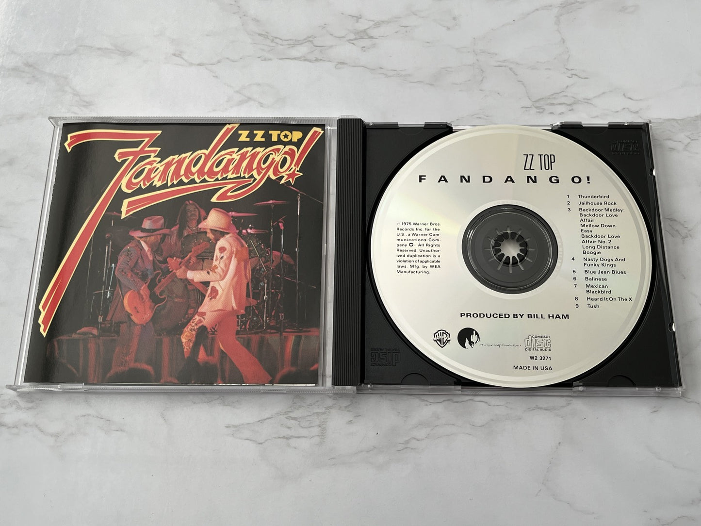ZZ Top – Fandango (1986) [ORIGINAL USA PRESS]