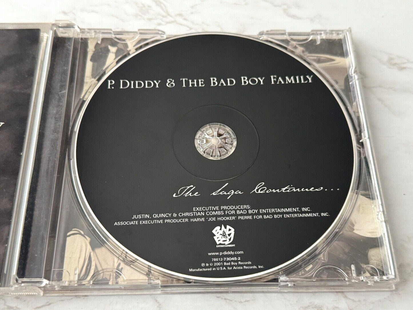 Puff Daddy – P. Diddy & The Bad Boy Family The Saga Continues (2001) [ORIGINAL USA PRESS]