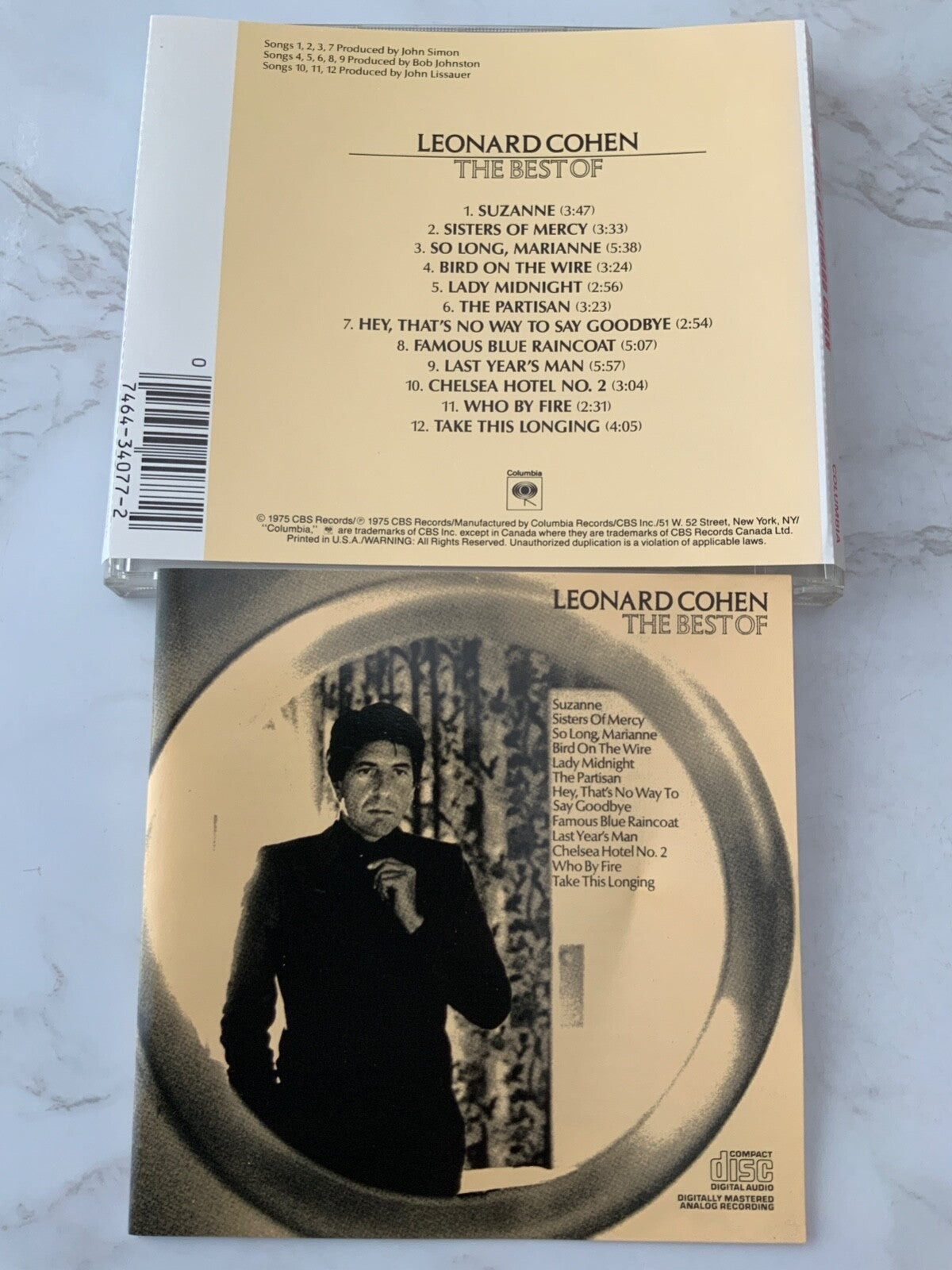 Leonard Cohen – The Best Of [ORIGINAL USA PRESS]