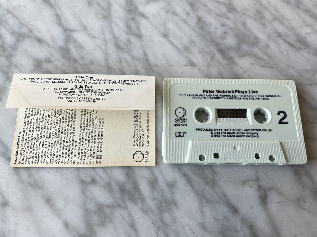 Peter Gabriel – Plays Live (1982)