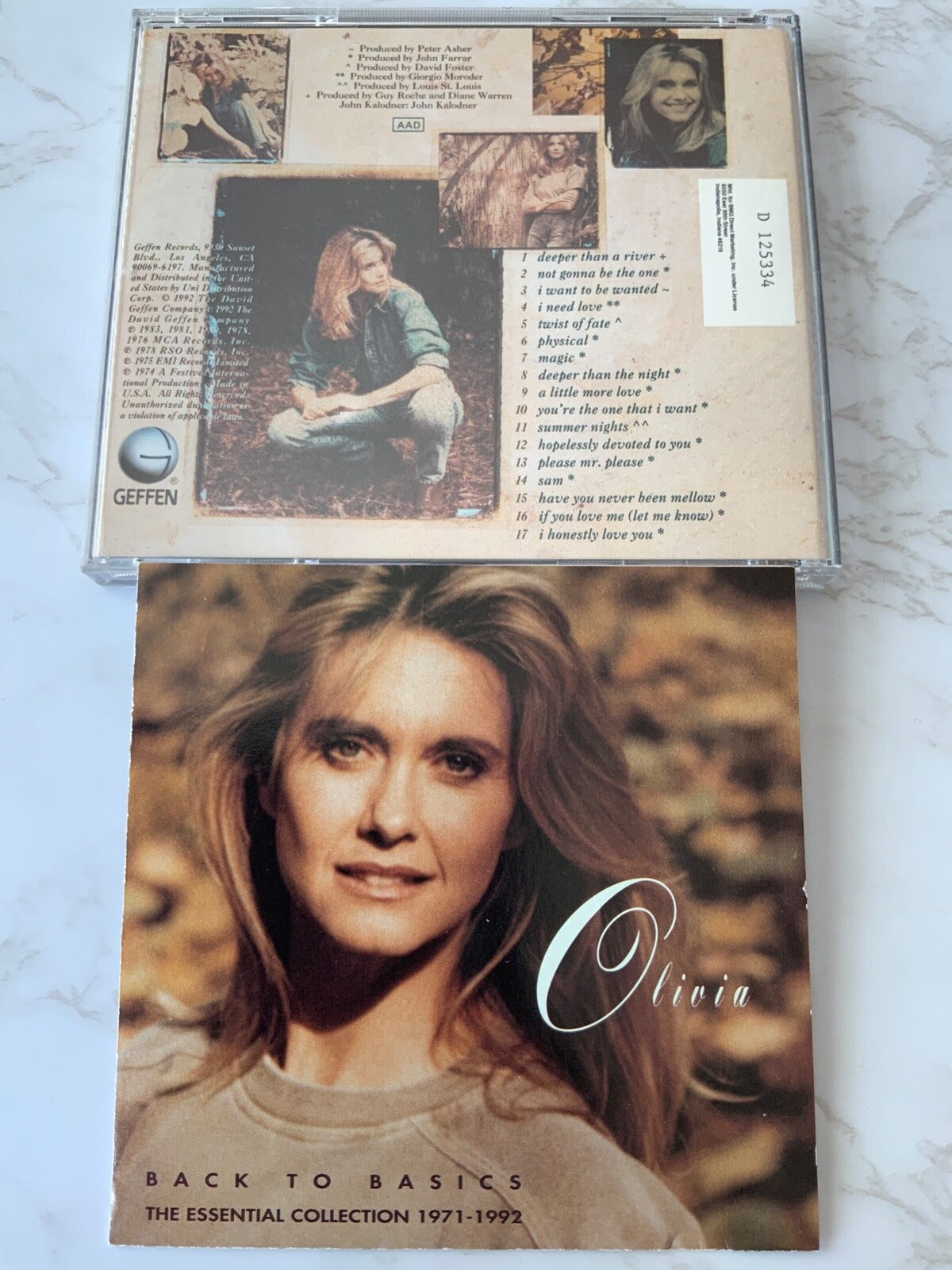 Olivia Newton-John – Back To Basics 1971-1992 (1992) [JVC PRESS]