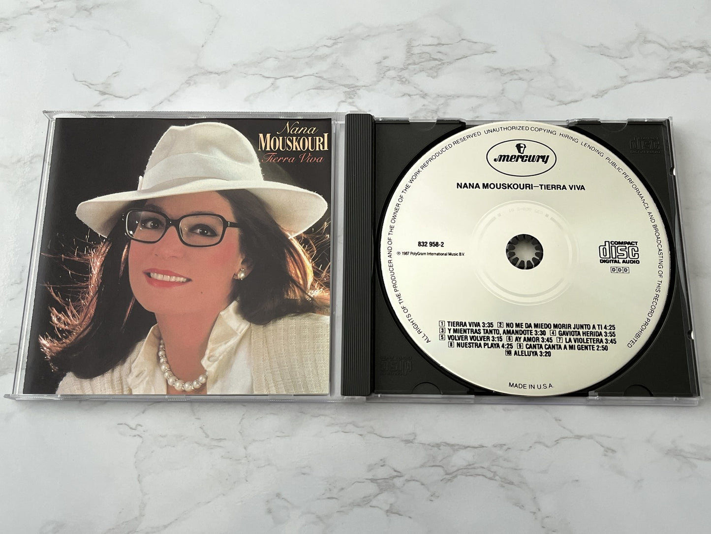 Nana Mouskouri – Tierra Viva (1987) [USA SILVER DISC PDO]