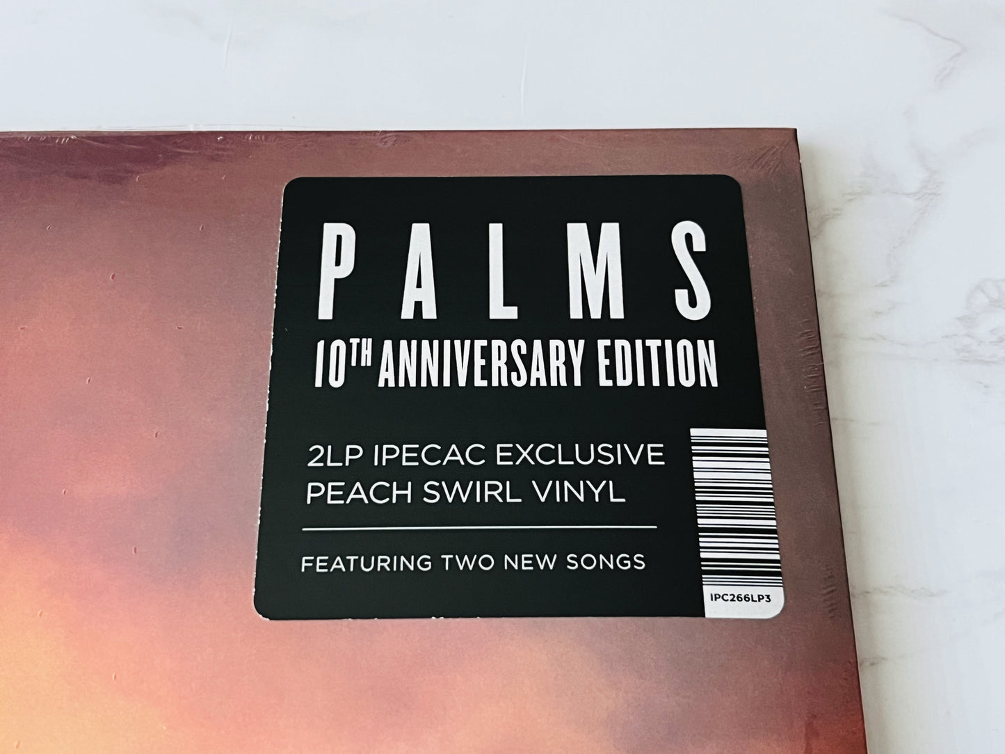Palms Self Titled 2 LP SEALED! PEACH SWIRL VINYL LIMITED ED. 10TH ANNIVERSARY