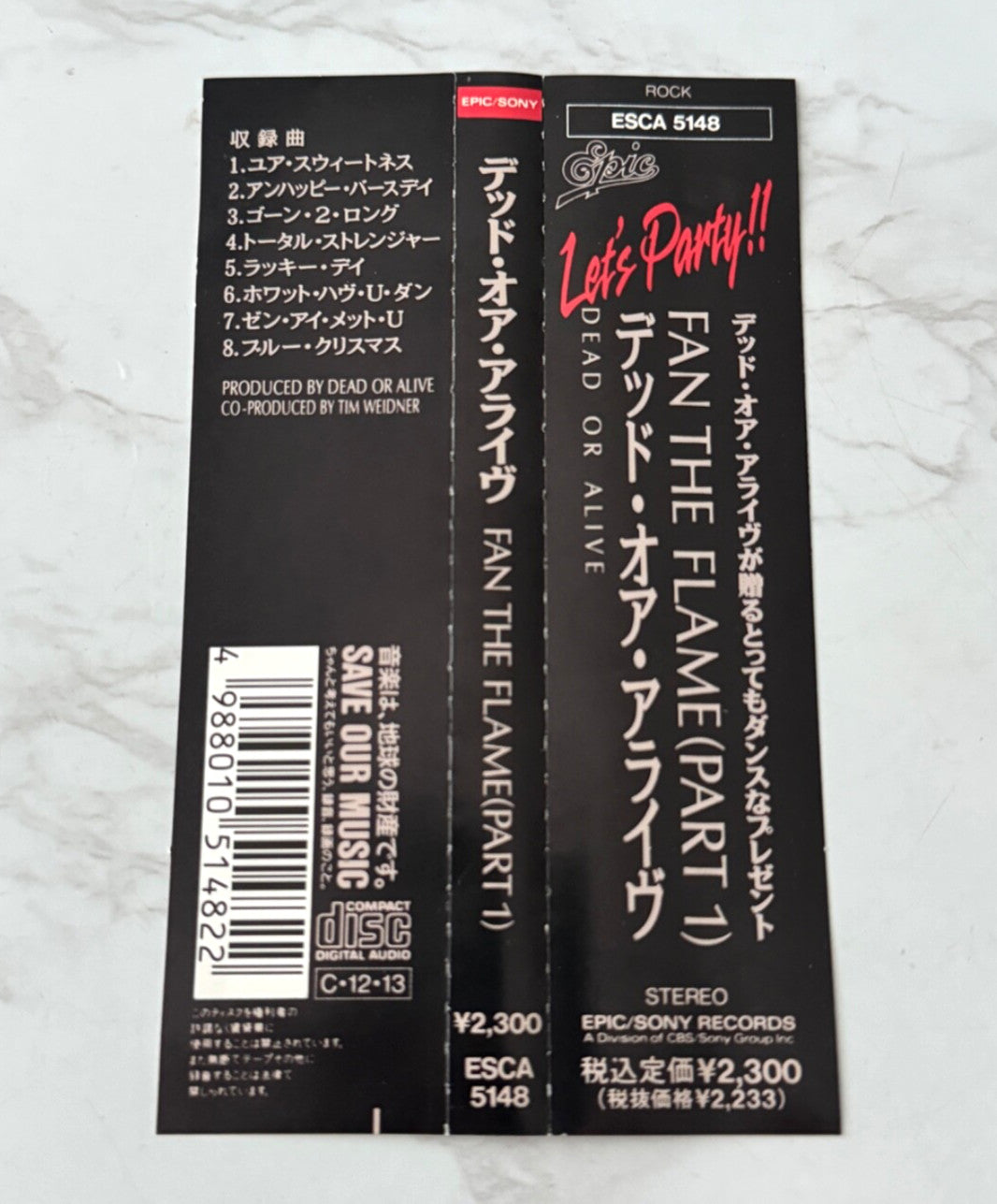 Dead or Alive – Fan The Flame (OBI) (1990) [JAPAN TARGET ERA]