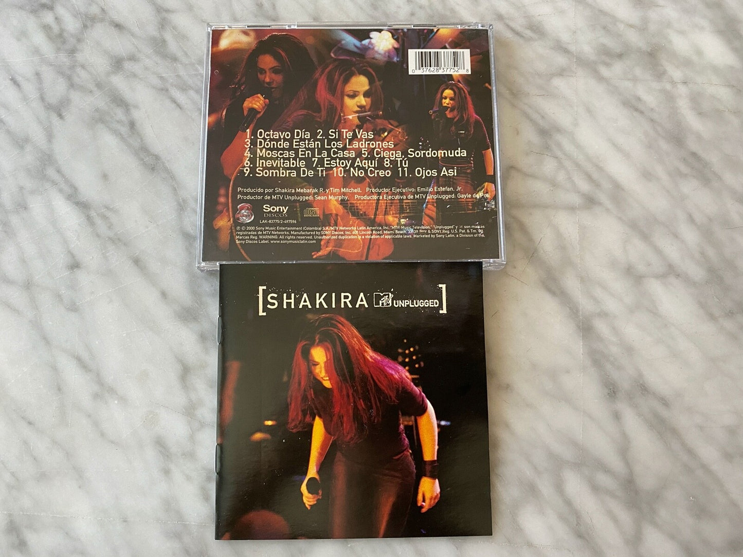 Shakira – MTV Unplugged (2000) [ORIGINAL USA PRESS]