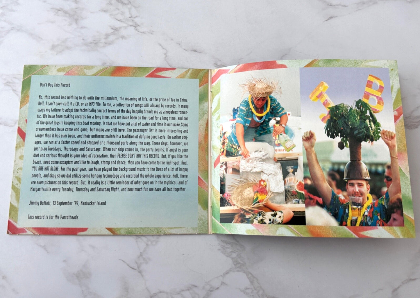 Jimmy Buffett – Live Tuesdays, Thursdays, Saturdays (Digipak) (1999)