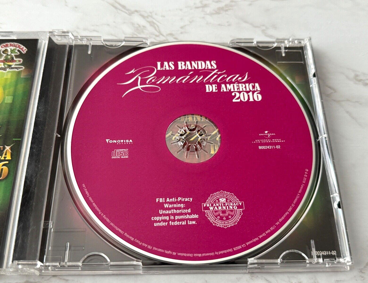 Banda El Recodo, La Arrolladora Banda, Various – Las Bandas Romanticas De America 2016 (2016)