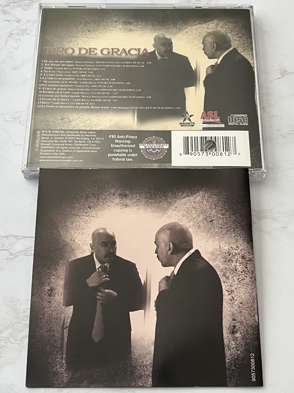Lupillo Rivera – Tiro De Gracia (2008) [ORIGINAL USA PRESS]