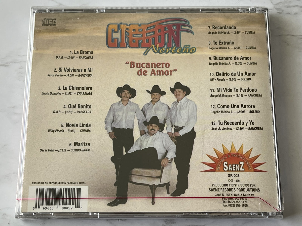 Ciclon Norteño – Bucanero Del Amor (1999) [ORIGINAL USA PRESS]