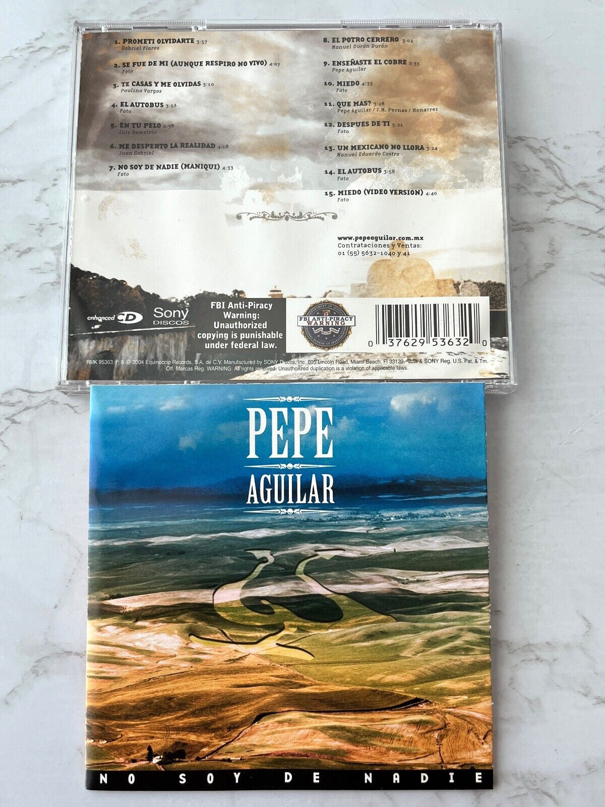 Pepe Aguilar – No Soy De Nadie (2004) [ORIGINAL USA PRESS]