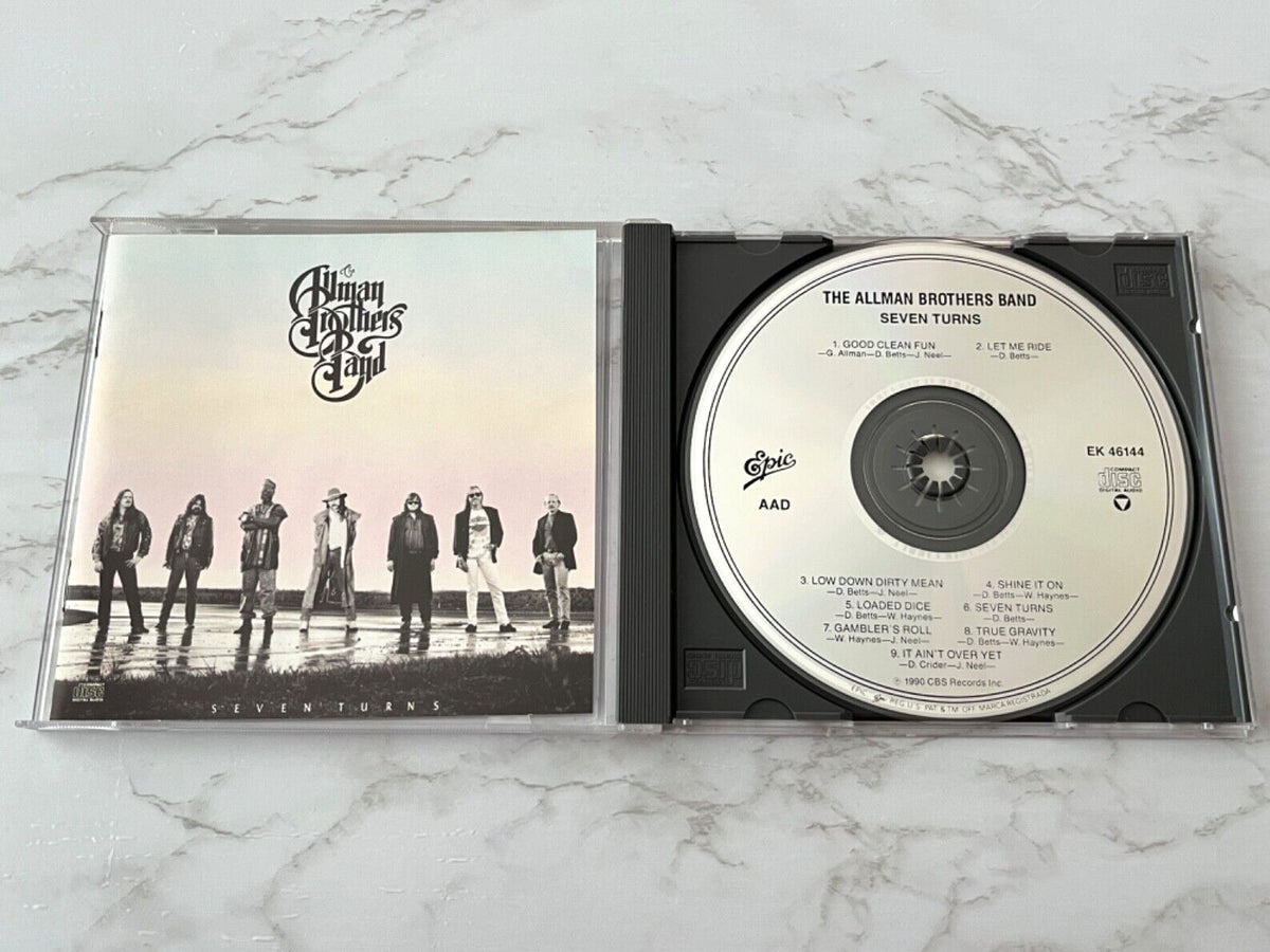 The Allman Brothers Band – Seven Turns (1990) [ORIGINAL USA PRESS]
