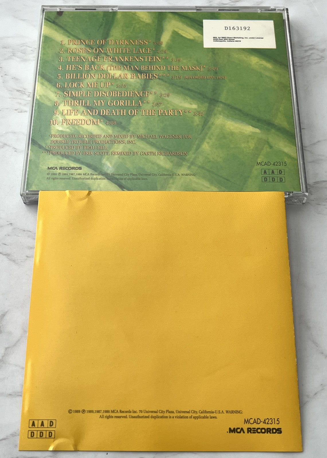 Alice Cooper – Prince of Darkness (1989) [JVC PRESS]