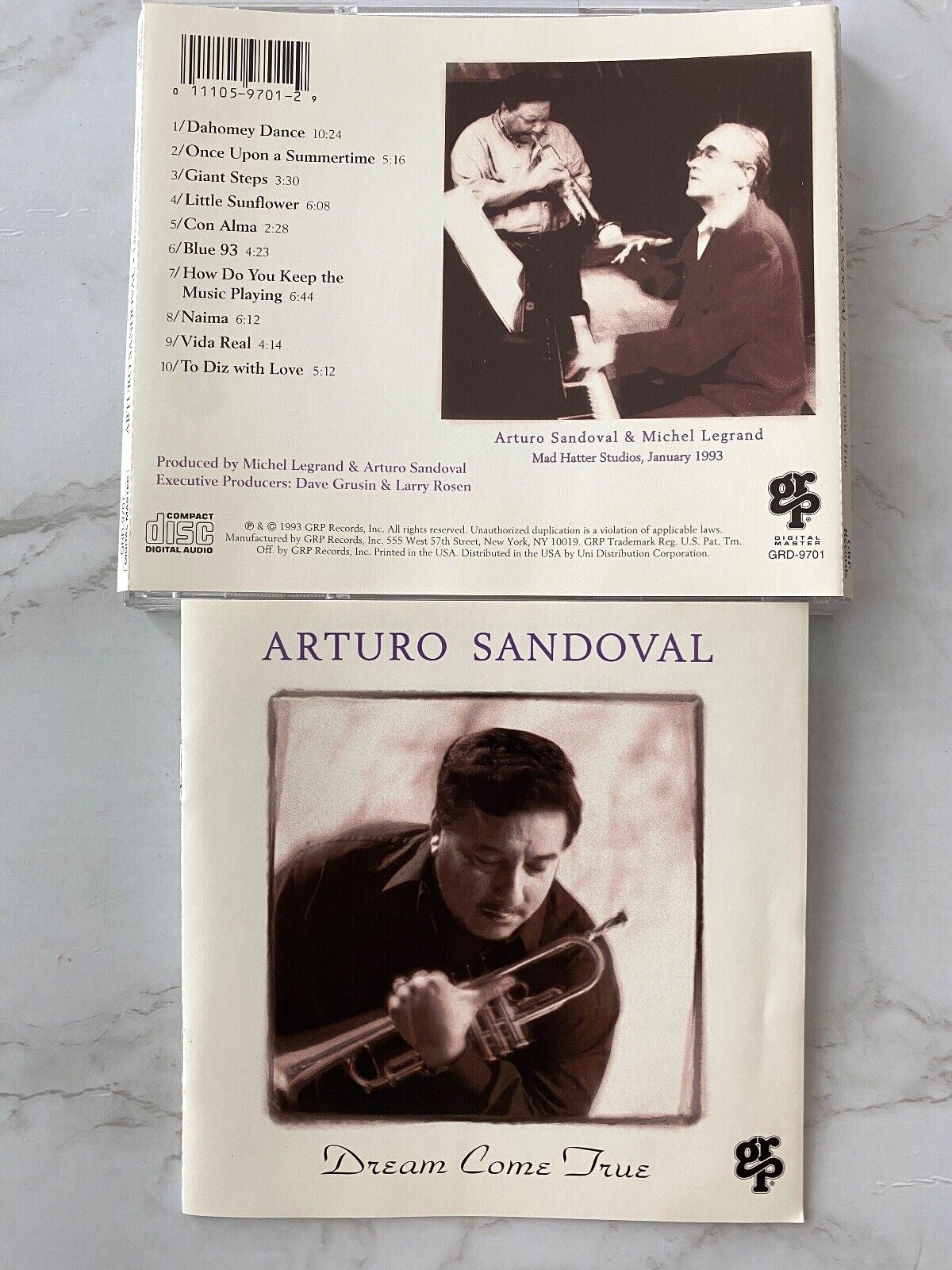 Arturo Sandoval – Dream Come True (1993) [ORIGINAL USA PRESS]