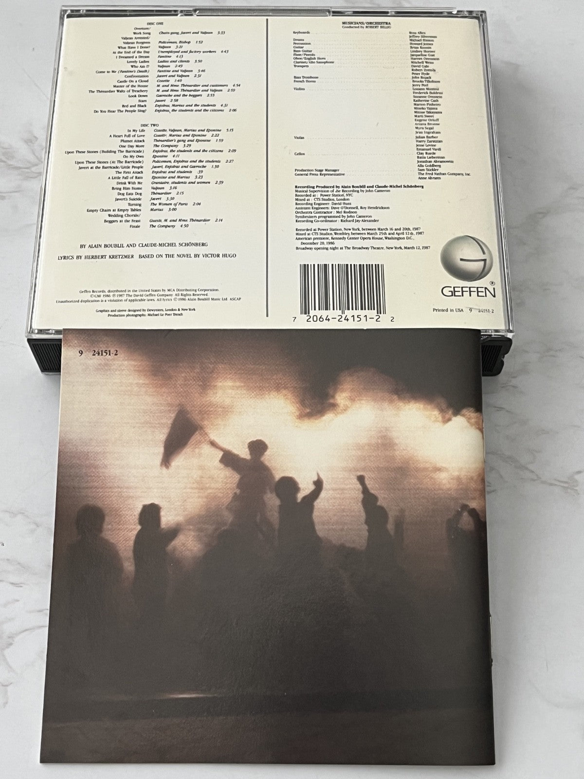 Les Miserables Original Broadway Cast Recording [JVC PRESS]