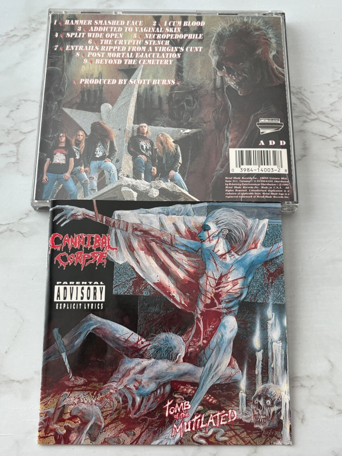 Cannibal Corpse – Tomb Of The Mutilated (1992) [ORIGINAL USA PRESS]