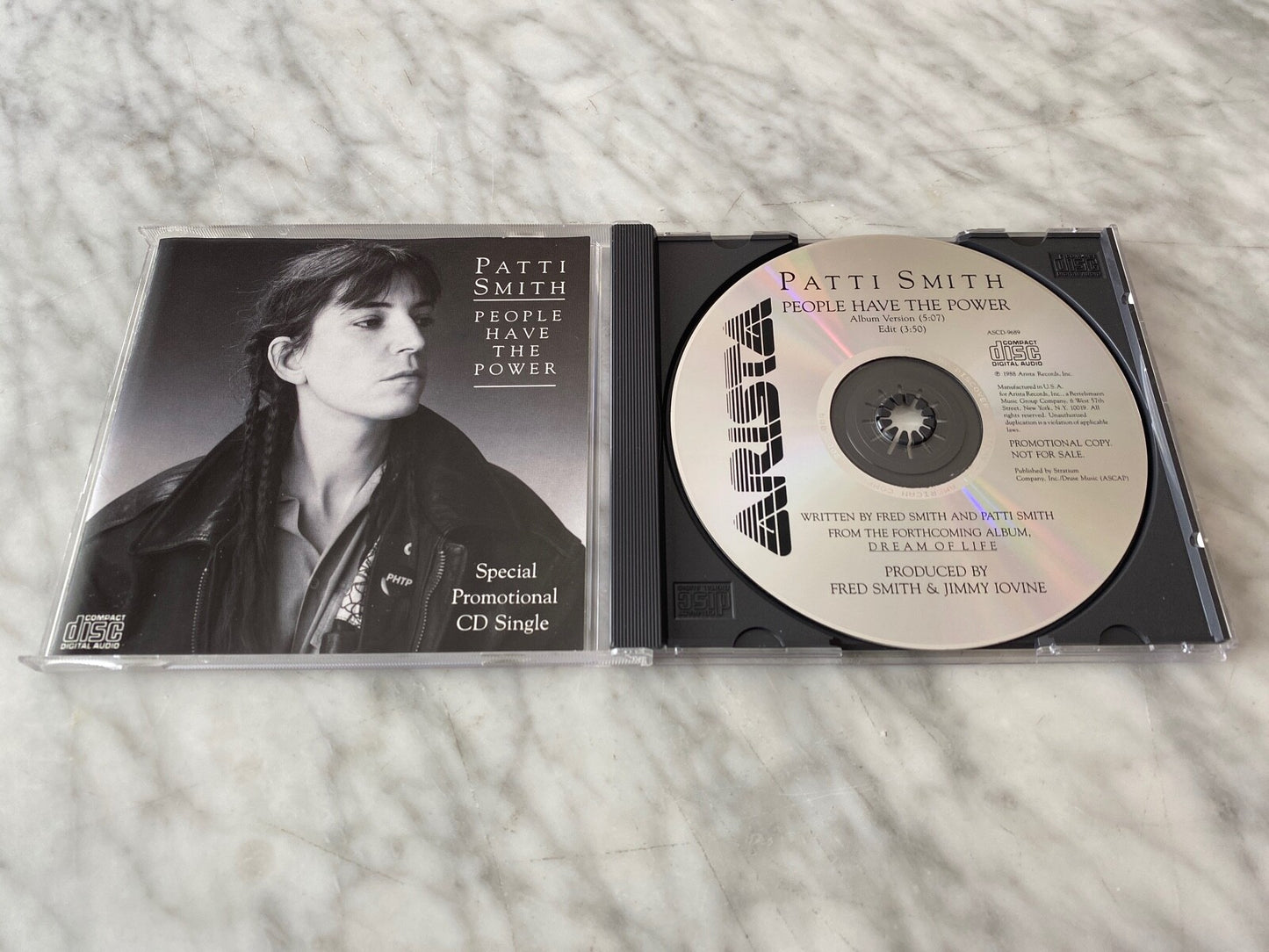 Patti Smith – People Have The Power (Promo) (1988) [ORIGINAL USA PRESS]