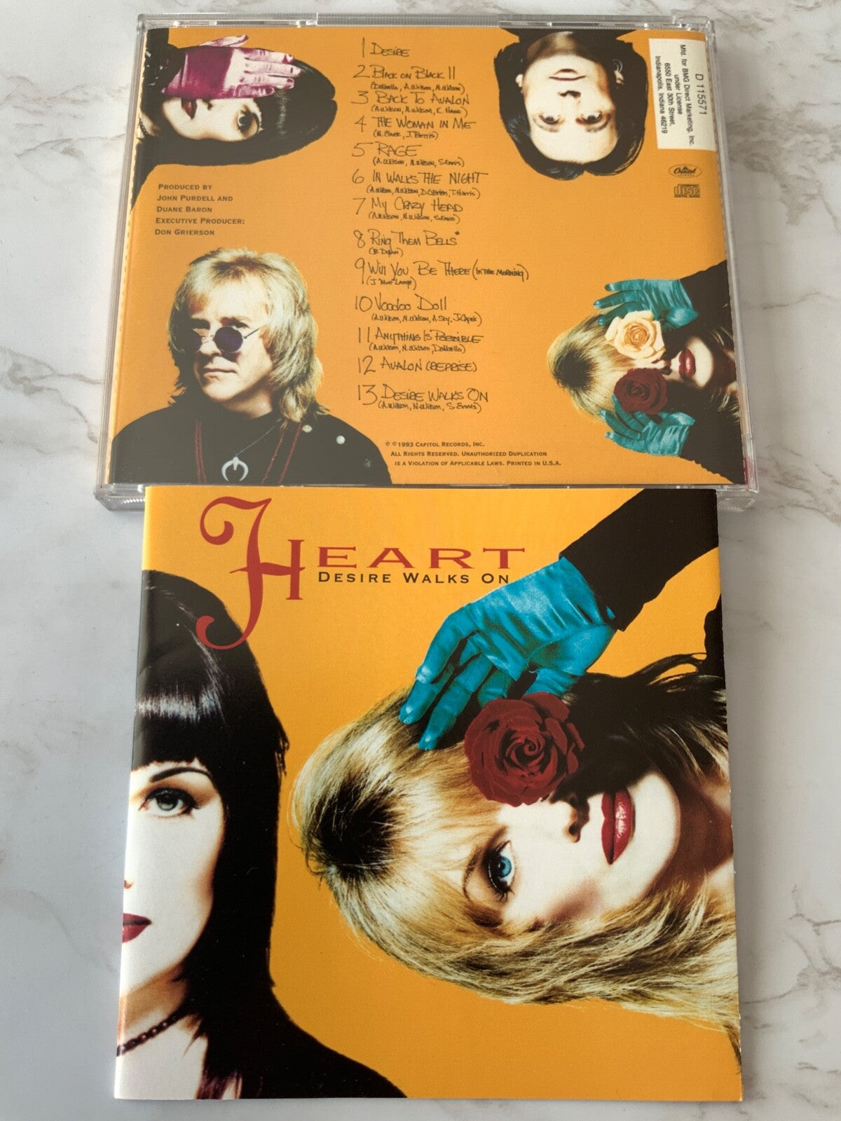 Heart – Desire Walks On (1993) [ORIGINAL USA PRESS]