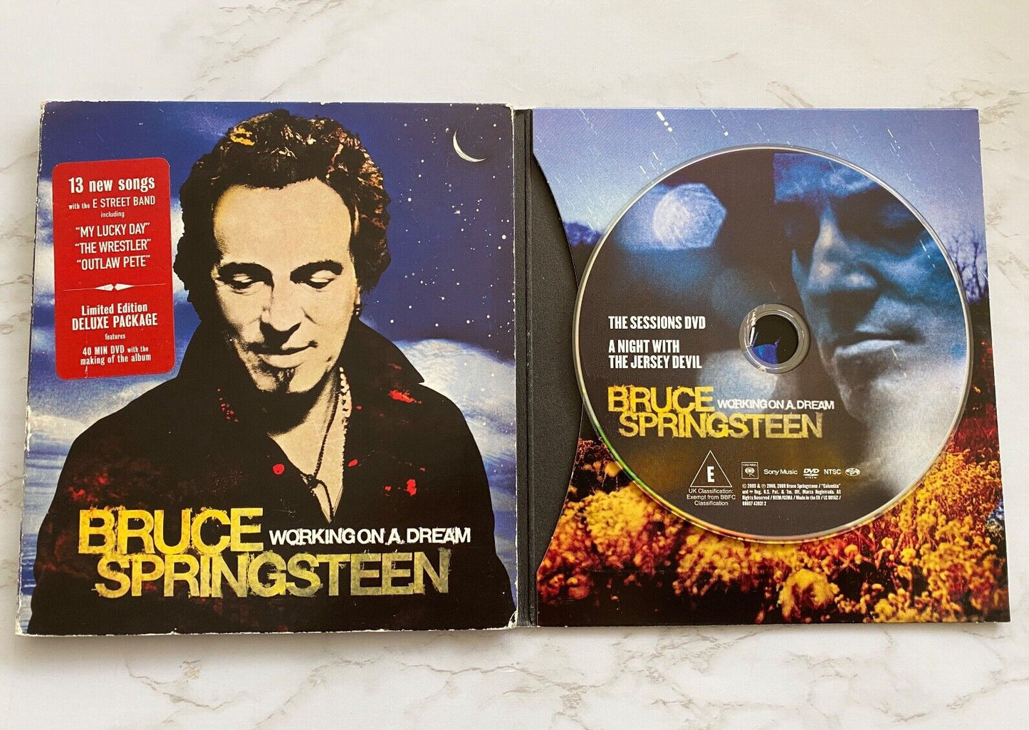 Bruce Springsteen – Working On A Dream (Deluxe Edition, Digipak, CD/DVD) (2009) [UK PRESS]