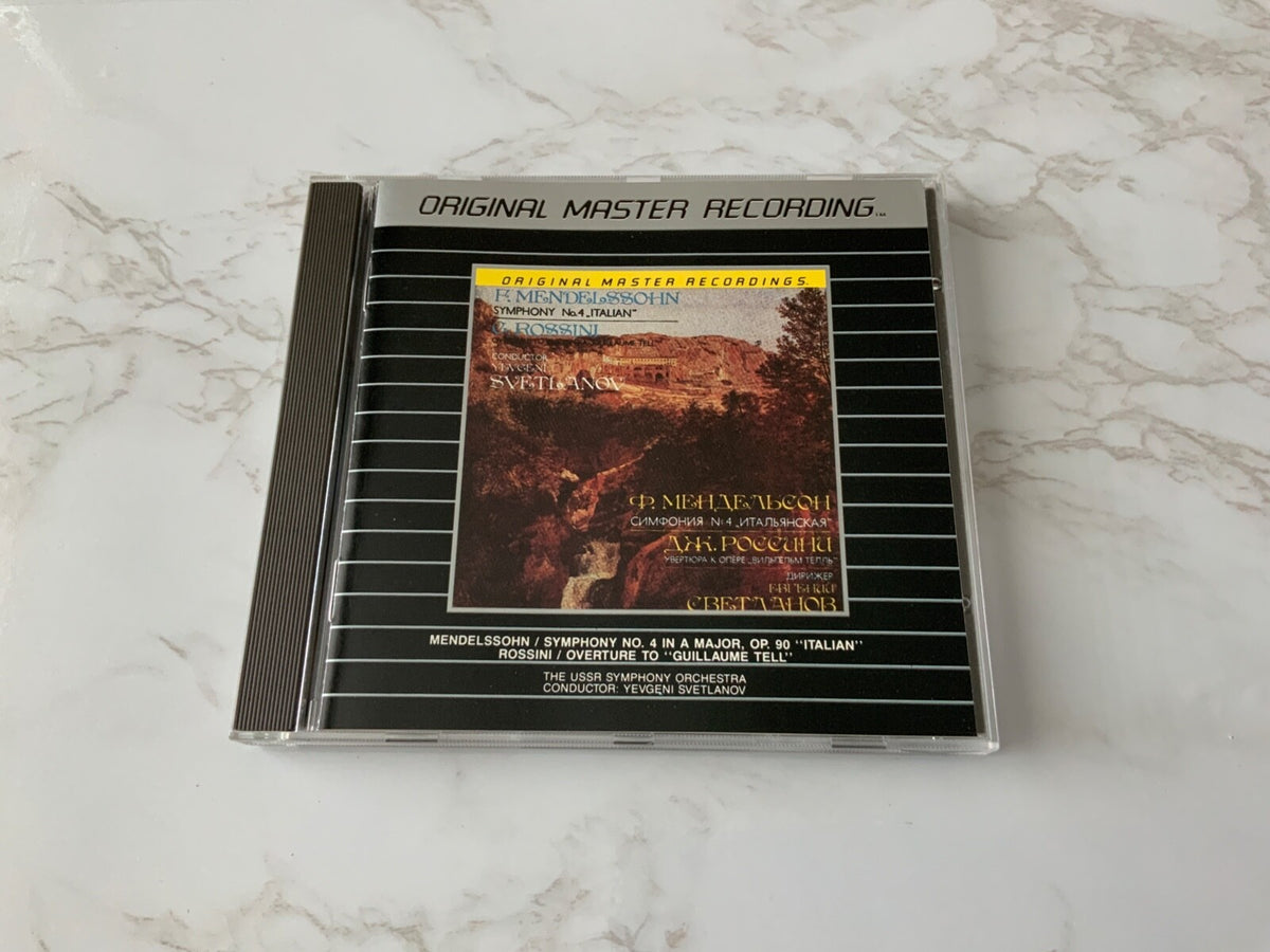 Mendelssohn, Rossini – Symphony No 4 Rossini Overture To Guillaume Tell (MFSL) [GERMAN PRESS]