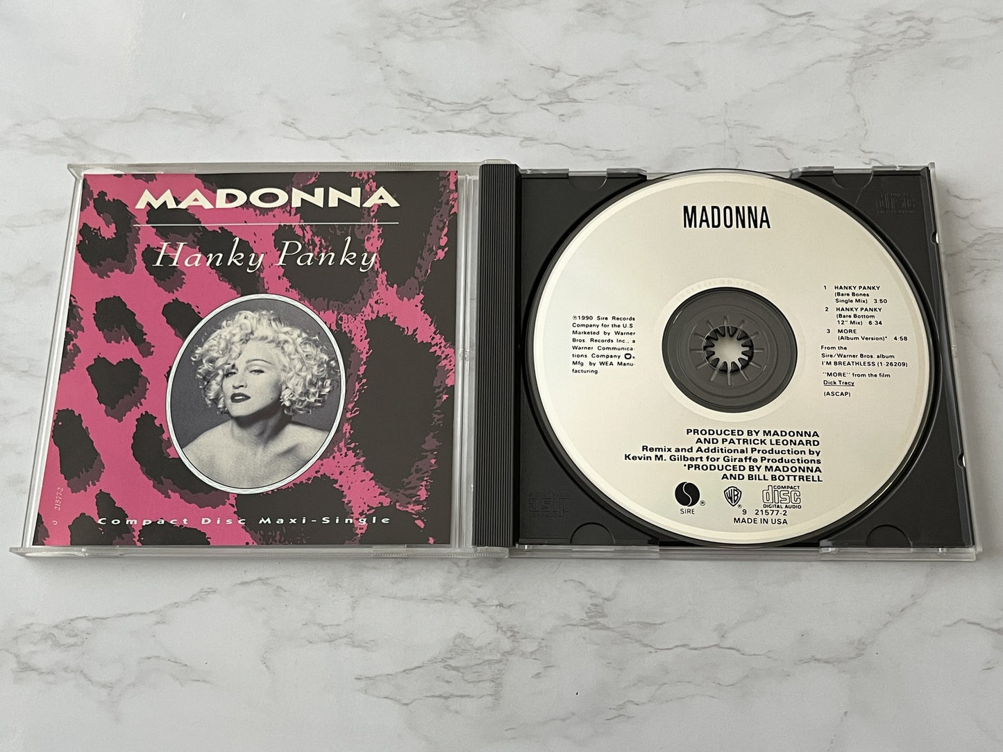 Madonna – Hanky Panky / More (Maxi Single) (1990)