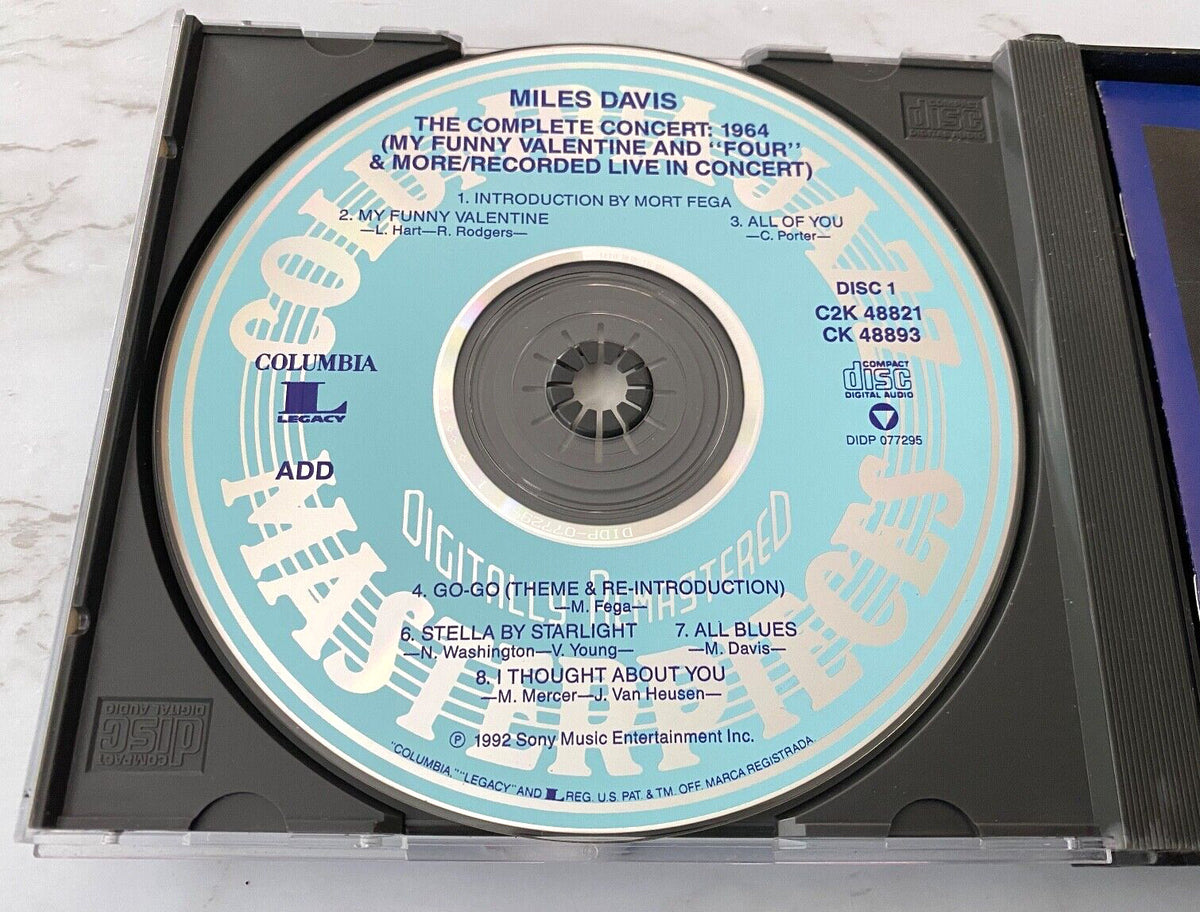 Miles Davis – The Complete Concert 1964 My Funny Valentine (1992) [ORIGINAL USA PRESS]