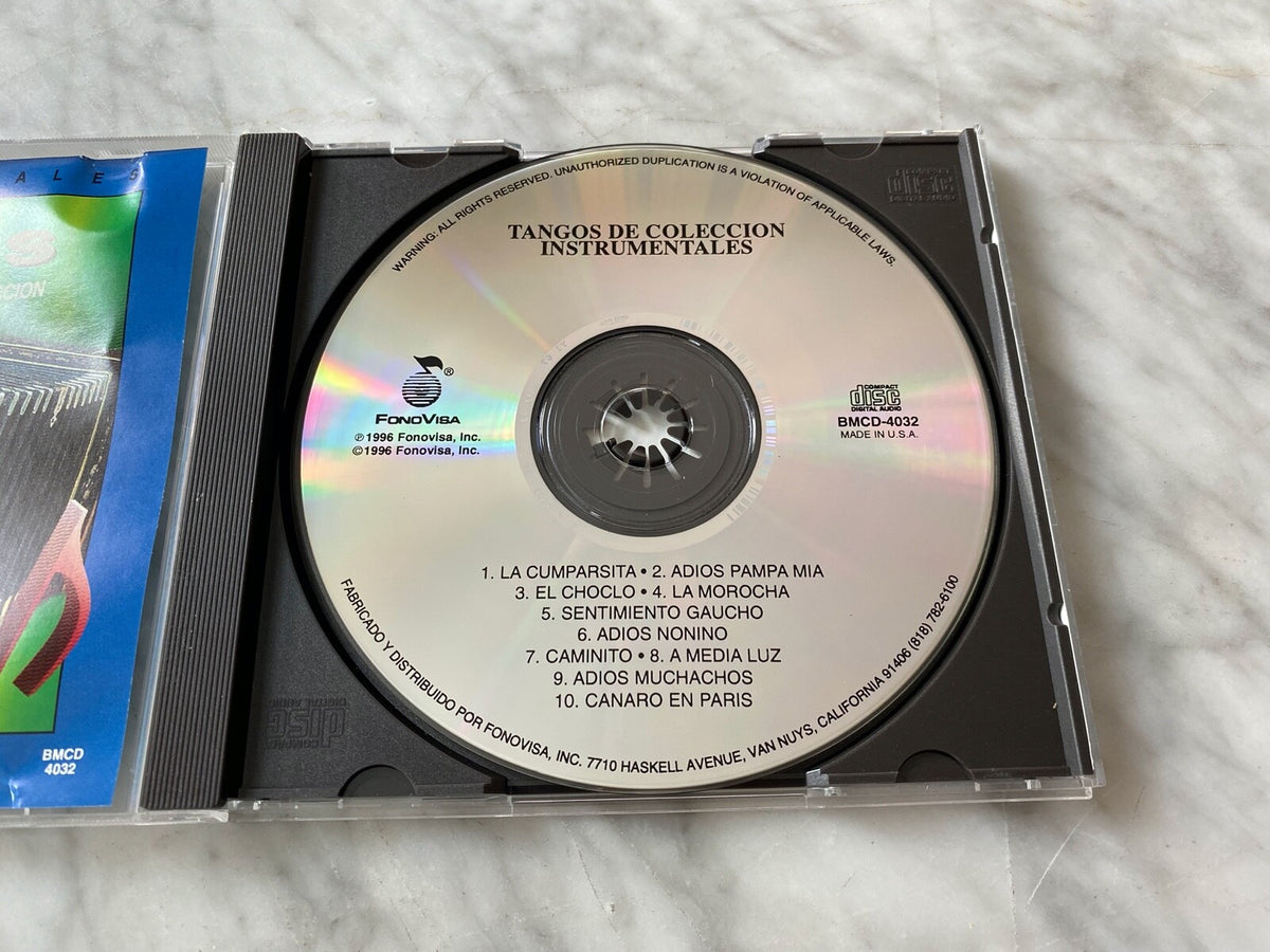 Fulvio Salamanca, Various – Tangos De Colección Instrumentales (1996) [ORIGINAL USA PRESS]
