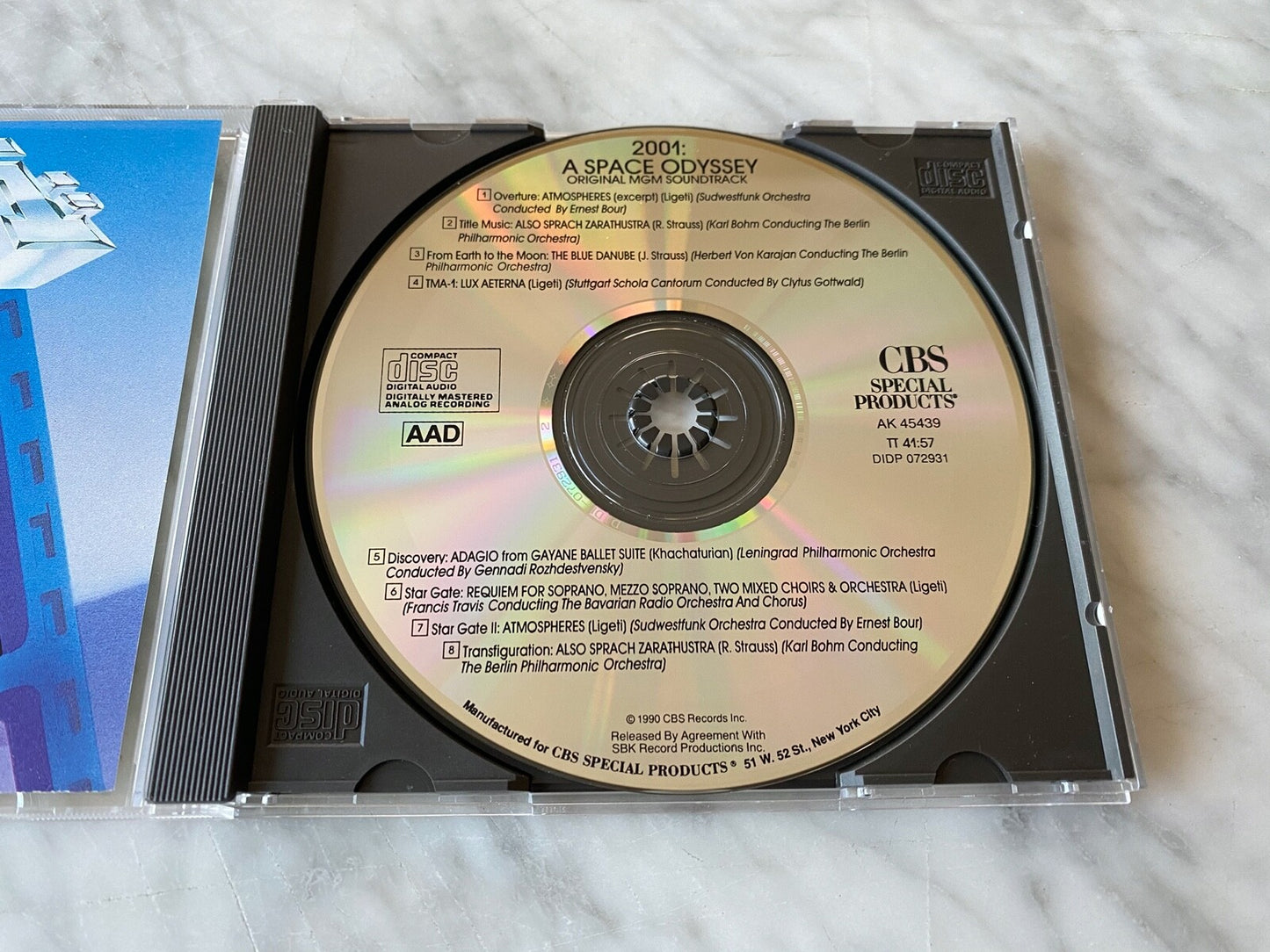 2001 A Space Odyssey Original MGM Soundtrack (1990) [ORIGINAL USA PRESS]