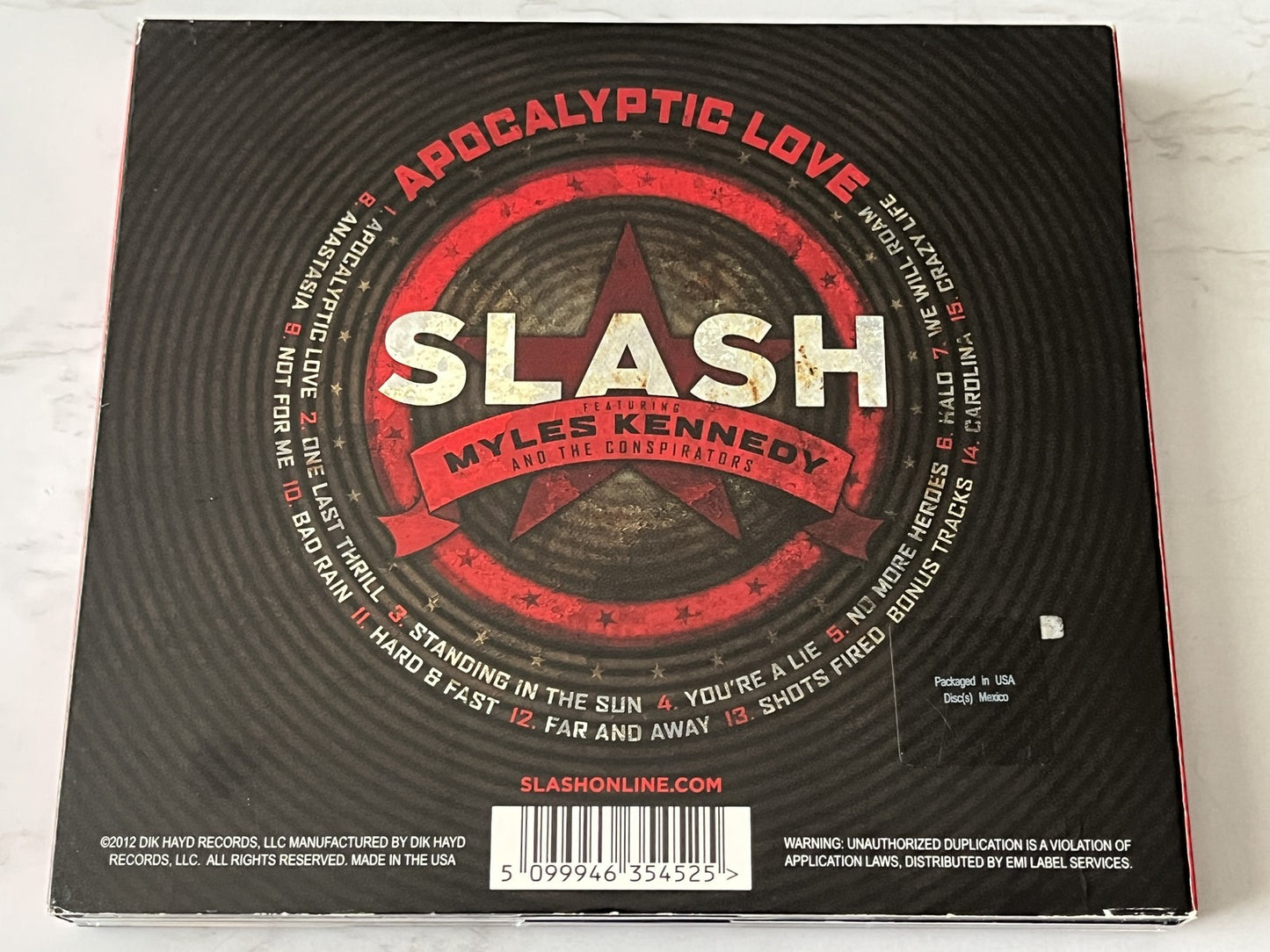 Slash – Apocalyptic Love (Deluxe Edition, Digipak, CD/DVD) (2012)