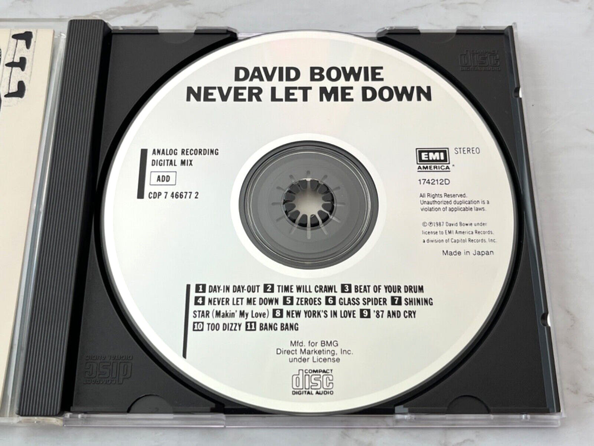 David Bowie – Never Let Me Down (1987) [JAPAN TARGET ERA]